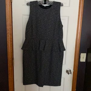 Ann Taylor knee length dress with ruffle waist